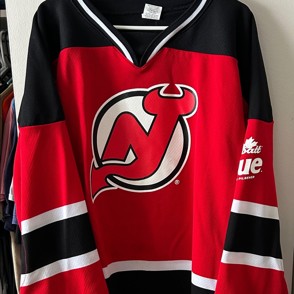 Vintage New Jersey Devils Hockey Jersey